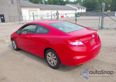 2012 Honda Civic Lx z USA, uszkodzony, nr VIN 2HGFG3B57CH524912